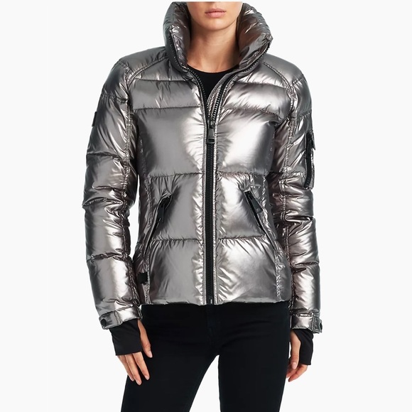 SAM. Freestyle Down Puffer Jacket in Gunmetal - Picture 1 of 12